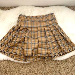 WILD HONEY skirt black and yellow threaded